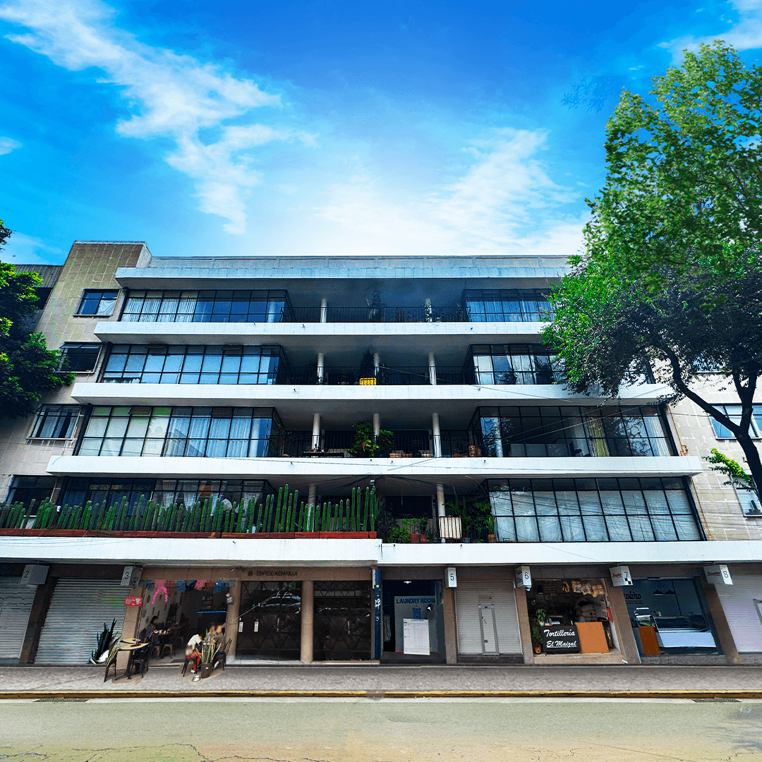 Fachada Natalia — Departamentos en renta Doctores CDMX