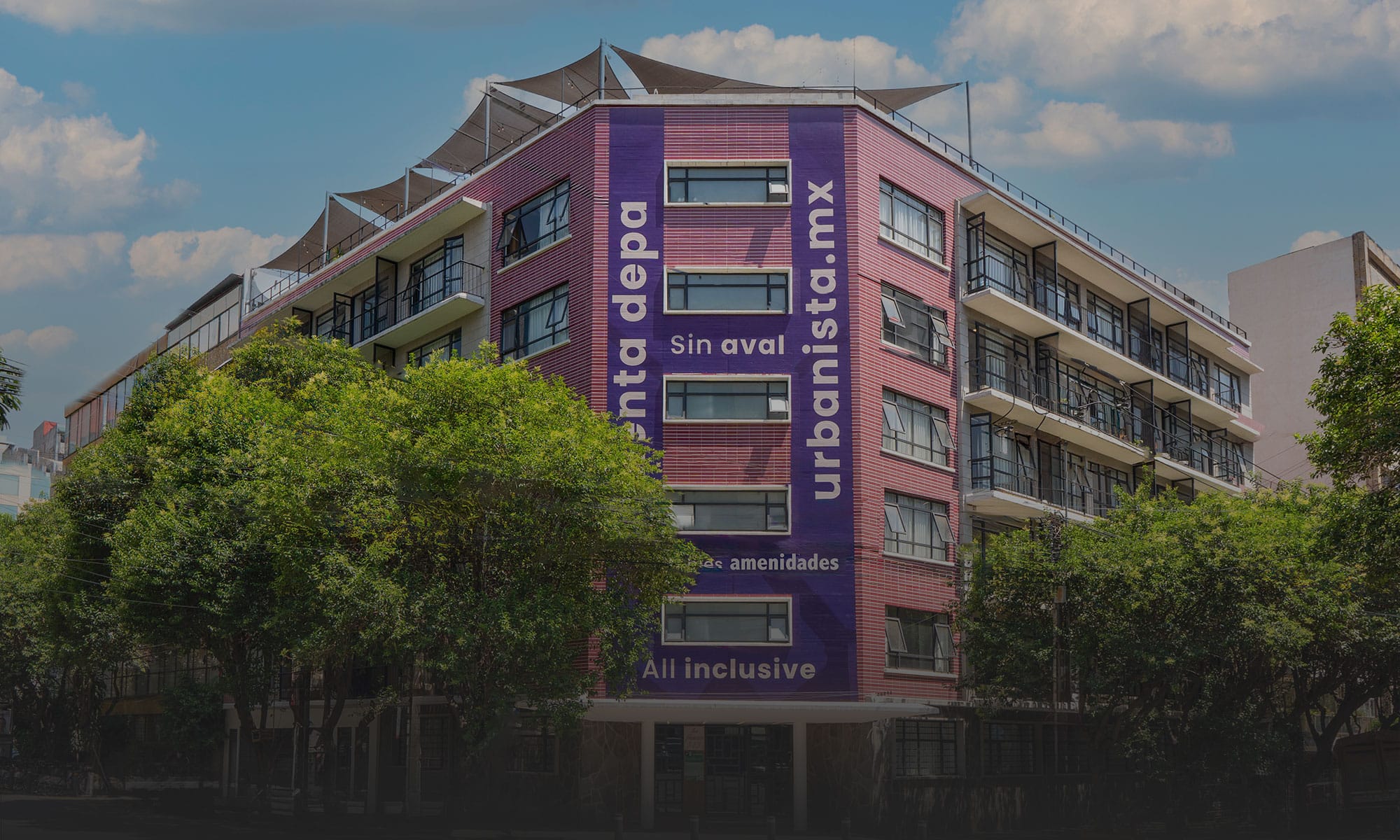 Fachada Joaquina — Departamentos en renta Del Valle CDMX