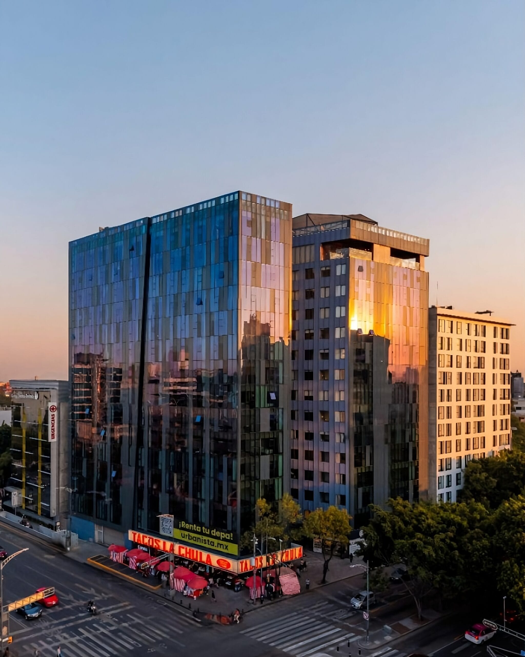 Fachada Magda — Departamentos en renta Roma Sur CDMX