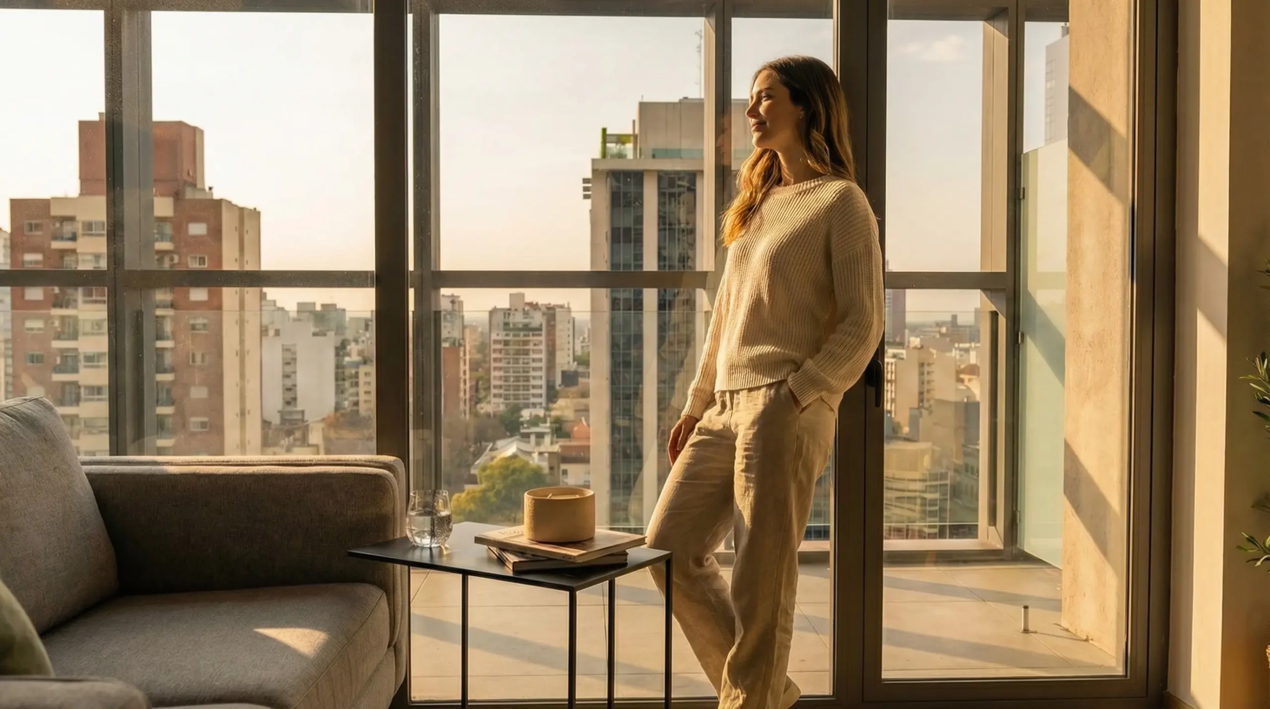 Sala luminosa con aislamiento acústico real