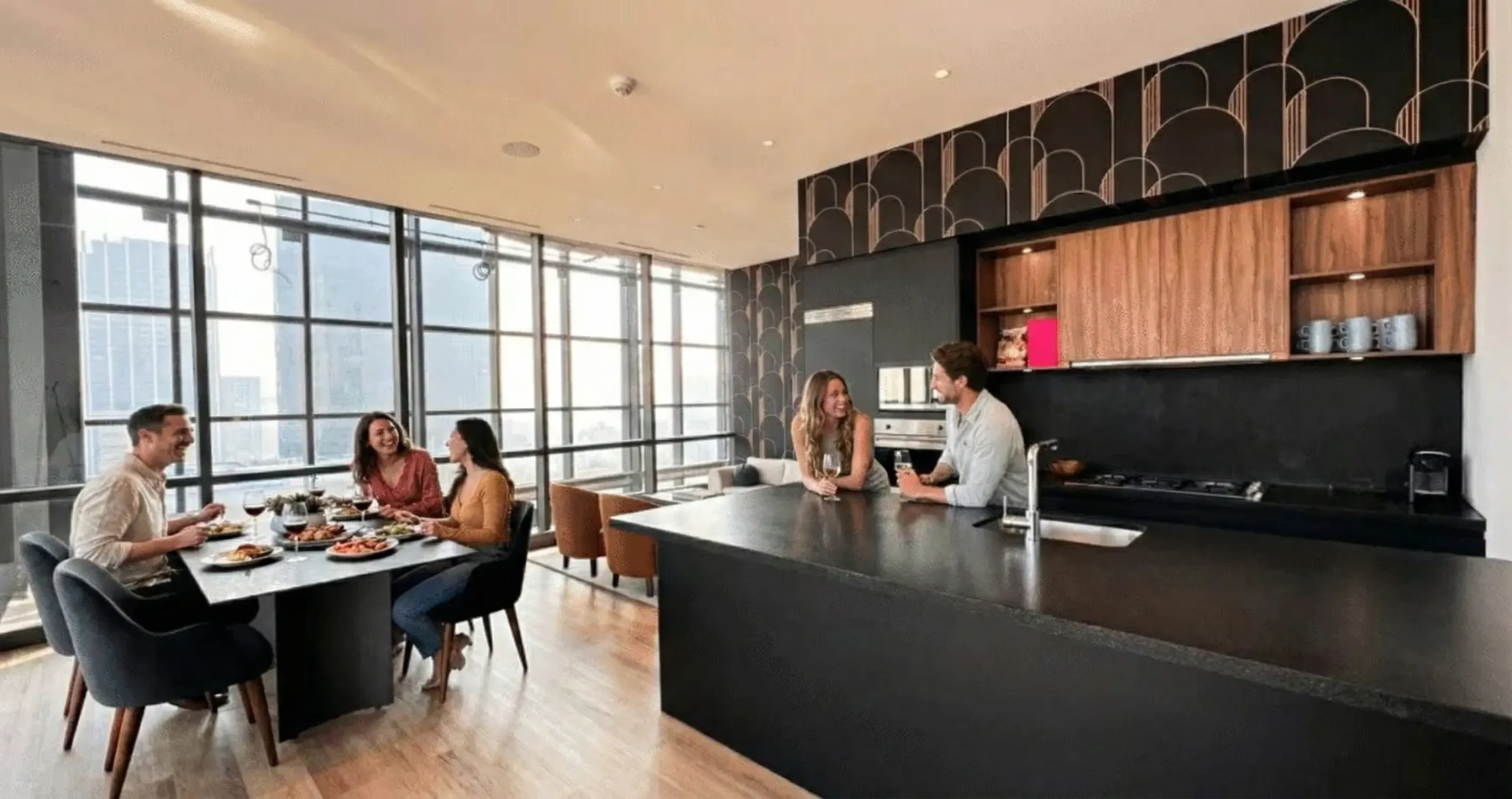 Cocina totalmente equipada move-in ready